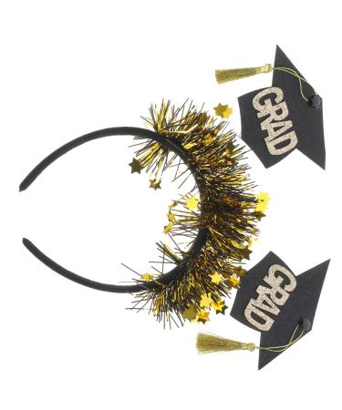 Graduation Hair Jewelry Graduation Costume Adults Graduation Cap Hairband Guest for Graduation Headwear Graduation Hair Jewelry Hair Elastic Tassel Headband Large