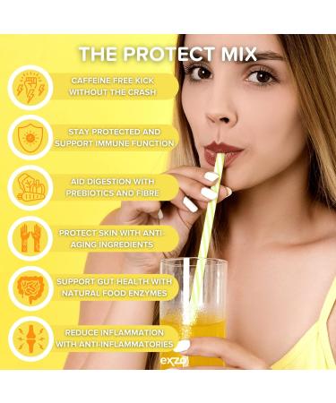 Ginger Shot with Turmeric and Black Pepper Powder Vitamin C and Zinc - 30 Shots - Buy Online on GoSupps.com
