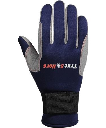 True Sailors Winter Men Sailing Gloves XLarge | Full Finger All Weather Gripping - Buy Online on GoSupps.com