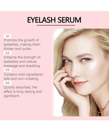Eyelash Growth Serum Daily Gentle Care For Natural Longer & Thicker Lashes Moisturizing Eyelash Treatment To Enhance Lash Strength(2PCS) - Buy Online on GoSupps.com