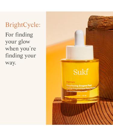 Buy Suki Skincare Resurfacing Enzyme Peel - Glycolic Acid & Papain Exfoliant for Smooth Radiant Skin - 30 ml - International Shipping Available - Buy Online on GoSupps.com