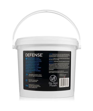 Buy Defense Soap Body Wipes - 400 Count Tub | Premium Cleansing for Athletes | Fast International Shipping - Buy Online on GoSupps.com