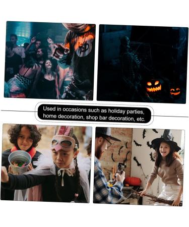 Yardenfun 5pcs Artificial Pumpkins Adornments Halloween Simulated Fake Faux Thanksgiving Mini Ornaments Foam Grey 14X12.5X12.5CM - Buy Online on GoSupps.com