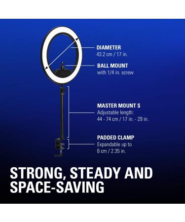 Elgato Ring Light - 2500 Lumens Premium Light for Streaming, TikTok, Instagram, Home Office - App-Adjustable Temperature and Brightness - Desk Clamp and Ball Mount - Mac, PC, iOS, Android - Buy Online on GoSupps.com