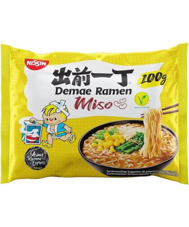 Nissin Demae Ramen Instant Ramen Noodles - Miso Flavour 100g (Pack of 30) by CNMART - Buy Online on GoSupps.com
