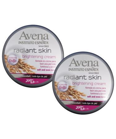 Avena Instituto Espa ol Radiant Skin Cream with Vitamin E and B3 Soft and Even Tone 2-pack Of 6.8 Fl. Oz. each 2 Jars