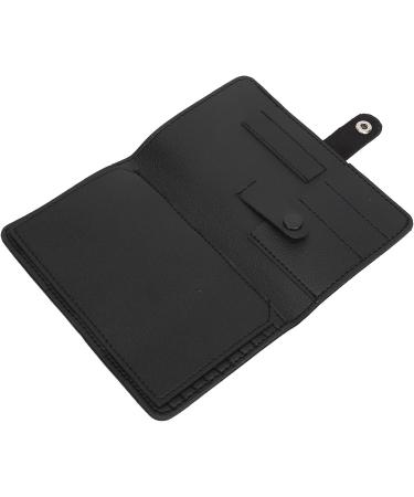 Nail Drill Bit Container Bag Portable Nail Drill Bit Organizer Bag with Zipper 37 Steel Pusher Slots (Black) - Buy Online on GoSupps.com