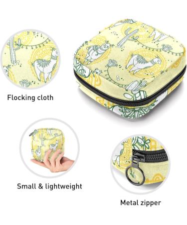 Women s Portable Period Kit | Bonds Stilling Pockets Still Pad | Lama Show Alpaka Cactus Yellow | Feminine Product Bag - Buy Online on GoSupps.com