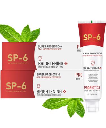 2pcs Sp6 Probiotic Whitening Toothpaste Sp 6 Toothpaste Sp-6 Ultra Whitening Fresh Breath
