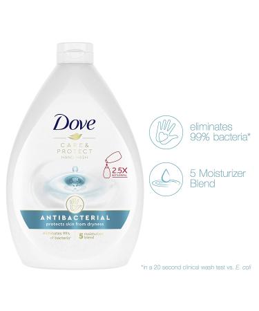 Dove Antibacterial Hand Wash for All Skin Types - 34 Fl. Oz (Pack of 3) - Moisturizing & Protects Skin - Buy Online on GoSupps.com