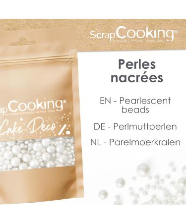  ScrapCooking ScrapCooking - Gold Sugar Pearls 60g - Edible Cake Decoration - Cute Decorative Pearls and Sprinkles - For Desserts Cakes and Cupcakes - Christmas Birthday - Gold - 7479 - Buy Online on GoSupps.com