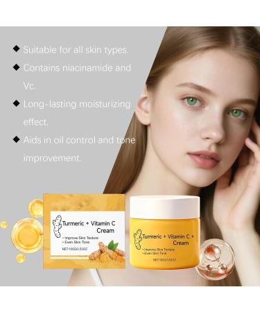 XINRAN Vitamin C cream face lotion body lotion moisturizer turmeric vitamin C body cream turmeric face cream vitamin C faces body creams uneven clay dry skin 4 pieces - Buy Online on GoSupps.com