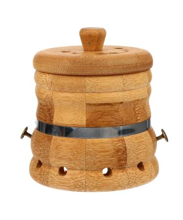 Exceart 1 set of suspension moxibusbus instrument Moxibustion smoke-free air purifier burner Moxibusion kit Moxibusion stuff made of wood artemisia mugwort moxa bamboo tube Moxibustion cup