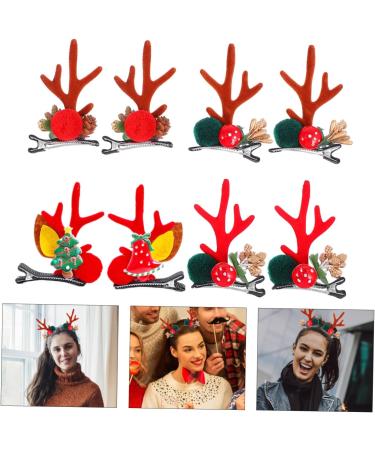 minkissy 12 Pairs Christmas Hair Clips Kids Hairpin Christmas Deer Costume Xmas Hair Clip Christmas Hair Pin Elk Deer Hair Clips Doe Ears Hair Clip Girls Hairpin Antlers Elder Berry Iron - Buy Online on GoSupps.com