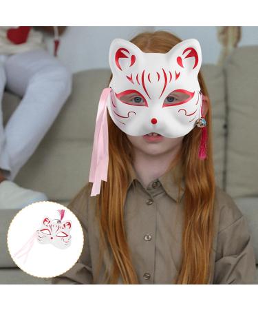 Runrotoo Children's Costumes | Sleek Animal Masks & Japanese Half Face Fox Cosplay for Parties | Perfect for Kids & Pets - Buy Online on GoSupps.com