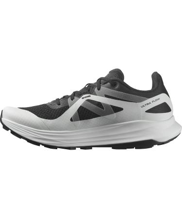 Salomon Ultra Flow Men's Trail Running Shoes - Comfort & Damping | Size 42 2/3 EU - Black Glacier Gray - Buy Online on GoSupps.com