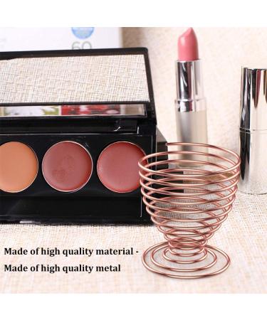 2 Pieces Makeup Blender Sponge Holder - Rose Gold & Silver Metal Stand for Makeup Sponges | International Shipping - Buy Online on GoSupps.com