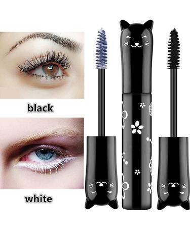 White Cat Eye Primer Mascara - Waterproof, Fast-Drying Formula for Dramatic Lengthening and Curling of Eyelashes - Perfect for Party and Stage Makeup - Buy Online on GoSupps.com