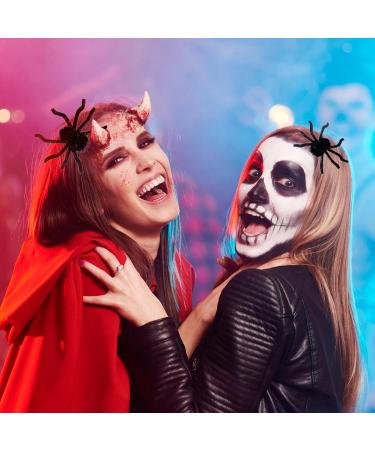 Halloween Spider Hair Clips - Halloween Hairpins Spider Barrettes | Halloween Costume Cosplay Hair Accessories for Women Girls Black - Buy Online on GoSupps.com