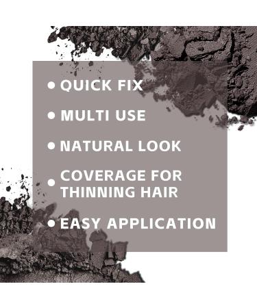 Poudre pour la racine des cheveux Ombre cheveux pour les cheveux clairsem s des femmes et des hommes Poudre de retouche pour cheveux gris Remplissage pour ombrage des cheveux 02-Noir Marron - Buy Online on GoSupps.com
