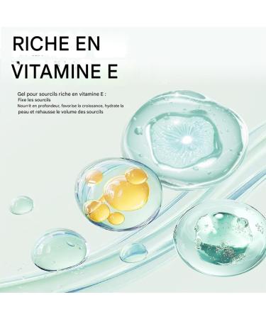 Gel Sourcils | Fixateur Sourcils Tenue Longue Dur e 12ml S chage Rapide Tenue Longue Dur e R sistant l'Eau Naturel Avec Applicateur Pour Toutes Occasions - Buy Online on GoSupps.com