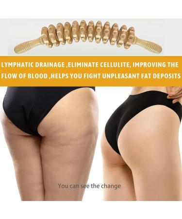 Premium Anti-Cellulite Massage Roller | Body Roller with Handle & Scooter for Legs | International Shipping Available - Buy Online on GoSupps.com