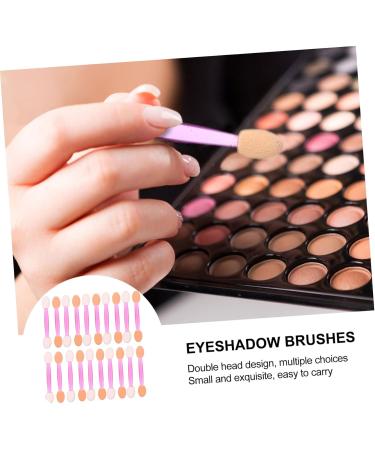Baluue 160 Pcs Non Latex Cosmetic Eyeshadow Sponge Plastic Eye Shadow Brush Eye Shadow Sponge 6x1x0.8cmx2pcs Assorted Colorx2pcs - Buy Online on GoSupps.com