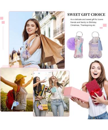 YALINKA 96Pcs Travel Bottle Chapstick Lanyard Keychain Holders - Reusable Lip Balm Pouch with Tassel Pom Pom - Style 3 - Buy Online on GoSupps.com