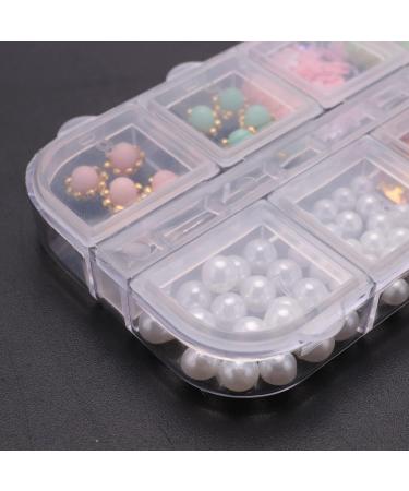 Desikixudy 3D Shape New Nail Clear Nail Pearl Diy Nail Art Decorations Rhinestone Manicure Tools 13# - Buy Online on GoSupps.com