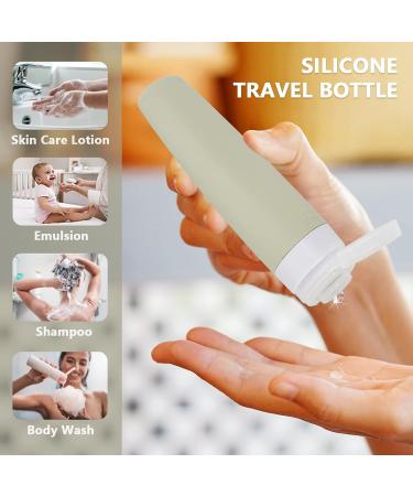 Buy FantasyDay 4 Pack Silicone Travel Set - TSA Approved BPA-Free Containers for Shampoo Cream & Body Care - Portable Travel Accessories (80ml) - Buy Online on GoSupps.com