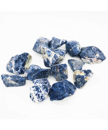 Rough Natural Blue-Vein Quartz Crystal Tumbled Stone for 10pc Obelisk