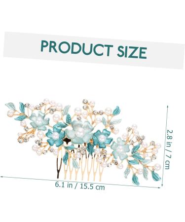 Hair Plug Hair Clip Rhinestone Bobby Pins Hair Barrettes Hair Pin Flower Hair Comb Tiaras for Hair Accessories for Women Wedding Bride Hairpin Women Headpiece Women Headdress Beatifufu - Buy Online on GoSupps.com