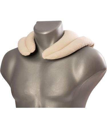 Neck Pillow with Back Support - Raw White Grape Seed Pillow & Heat Pad for Ultimate Comfort - Buy Online on GoSupps.com