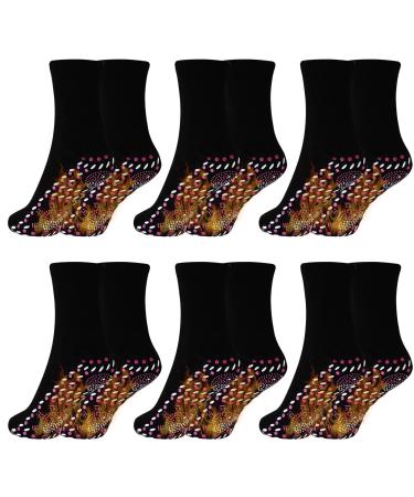 Self -heating socks 6 pairs of Tourmaline socks Self -warming winter warm socks self -heating socks of self -warming socks ladies men for outdoor skiing winter - Buy Online on GoSupps.com