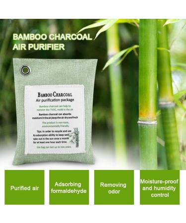 8 Colors Bamboo Charcoal Odor Eliminator - Activated Carbon Air Purifying Bag for Home & Car (Light Green) - Buy Online on GoSupps.com
