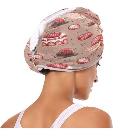 Buy Sweets Dry Hair Cap - 2 Piece Quick Drying Towel Set with Button Headband | Super Absorbent & Comfortable for Every Hair Type - International Shipping Available - Buy Online on GoSupps.com