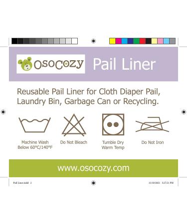 OsoCozy Cloth Diaper Pail Liner - Reusable Waterproof Bag for Diapers & Laundry - Starry Night - Buy Online on GoSupps.com