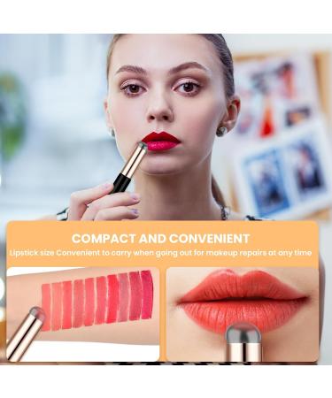 2 Pcs Silicone Lip Brush Set - Reusable Lip Applicator with Cap for Lipstick Lip Gloss & Lip Masks - Perfect for Lip Makeup - Buy Online on GoSupps.com