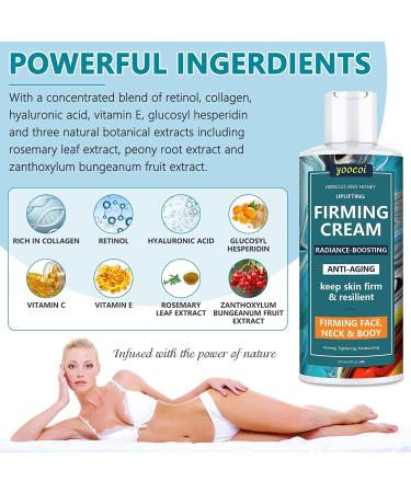 Hibiscus & Honey Skin Tightening Neck Cream - Collagen & Hyaluronic Acid Formula - 4 FL OZ - Buy Online on GoSupps.com