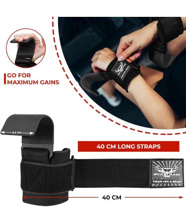 Beast Rage Weightlover Wristwear - Thick Neoprene Gym Handles for Cross Lifting | Slipproof Fitness Bandages for Men & Women - Padded Workout Gear - International Shipping Available - Buy Online on GoSupps.com
