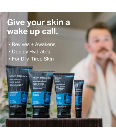 Every Man Jack Daily Energizing Face Wash for Men - Deeply Cleanse Moisturize and Revive Dry Tired Skin with Hyaluronic Acid and Caffeine - 148 mL Men's Face Wash - Twin Pack - Buy Online on GoSupps.com