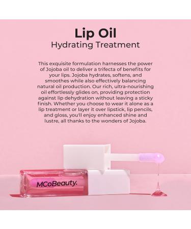 MCoBeauty Lip Oil Hydrating Treatment - Birthday Edition | Vegan & Cruelty-Free | Moisturizing Shine for Gorgeous Lips - Buy Online on GoSupps.com