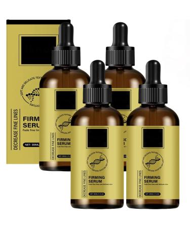 JASUBAI Anti-Wrinkle Firming Serum Firming & Anti-Wrinkle Reduce Fine Lines Hyaluronic Acid Deep Firming Serum Moisturizing Face (4 Pcs)