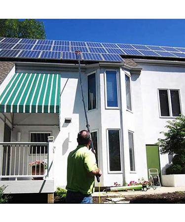 6m Window Cleaning Pole Water Fed Telescopic/Extendable Brush Aluminum Alloy Cleaning Equipment For Photovoltaic Panel Cleaning High Window - Buy Online on GoSupps.com