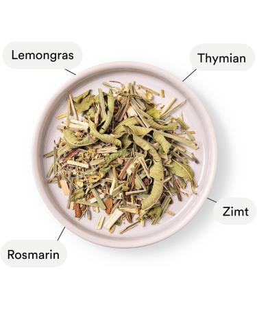  Frank Juice FRANK JUICE Feel Good Tea | Tea blend with lemongrass lavender rosemary and thyme | Certified organic according to DE- KO-006 | 100 g - Buy Online on GoSupps.com