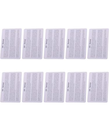 16mg Professional UV Tester | UV Sensor Fast Test Card | Quality Art Paper UV Light Lifespan Test Strips for Skin Care - Buy Online on GoSupps.com