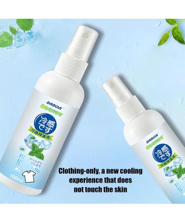 Cool Spray for Summer | Household Instant Cooling Spray - Natural Plant Extracts Cooling Artifact for Camping Outings Hiking Picnic Traveling - Buy Online on GoSupps.com
