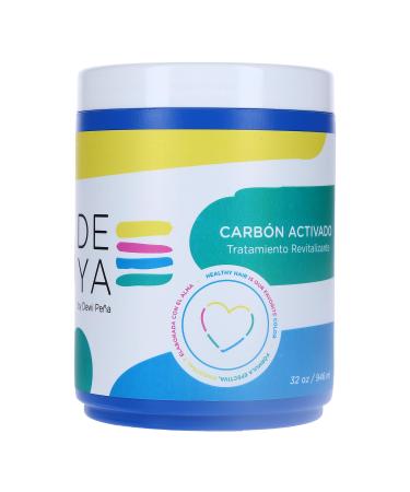 DEYA Carbon Activado- Activated Charcoal Mask for Deep Hydration and Repair Very Damaged Hair and Split Ends (32 OZ) 32 Fl Oz (Pack of 1)