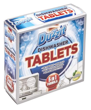 Duzzit Dishwasher Tablets 5 In 1 Action Lemon Fresh Removes Stains And Grease - Buy Online on GoSupps.com